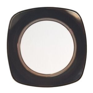 Plate Noritake 4320‎ Renwick Platinum Square Accent Luncheon Vintage